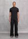 100% Linen Wide Leg Pants Black_0