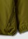 Green water-repellent hooded jacket with zip, regular fit for boys_2