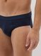 Blue cotton briefs regular fit_3