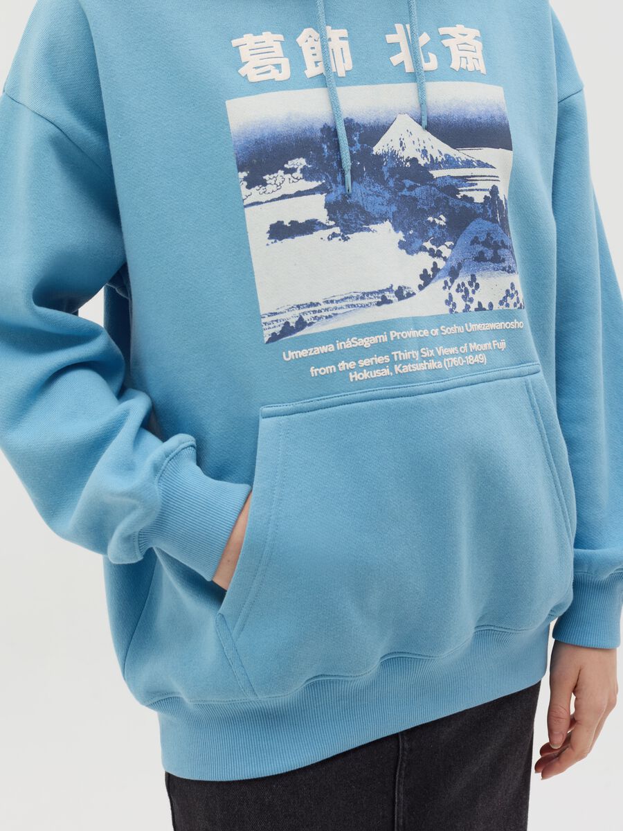 Oversized sweatshirt with hood and print_2