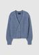 Ribbed blue oversized cardigan_4