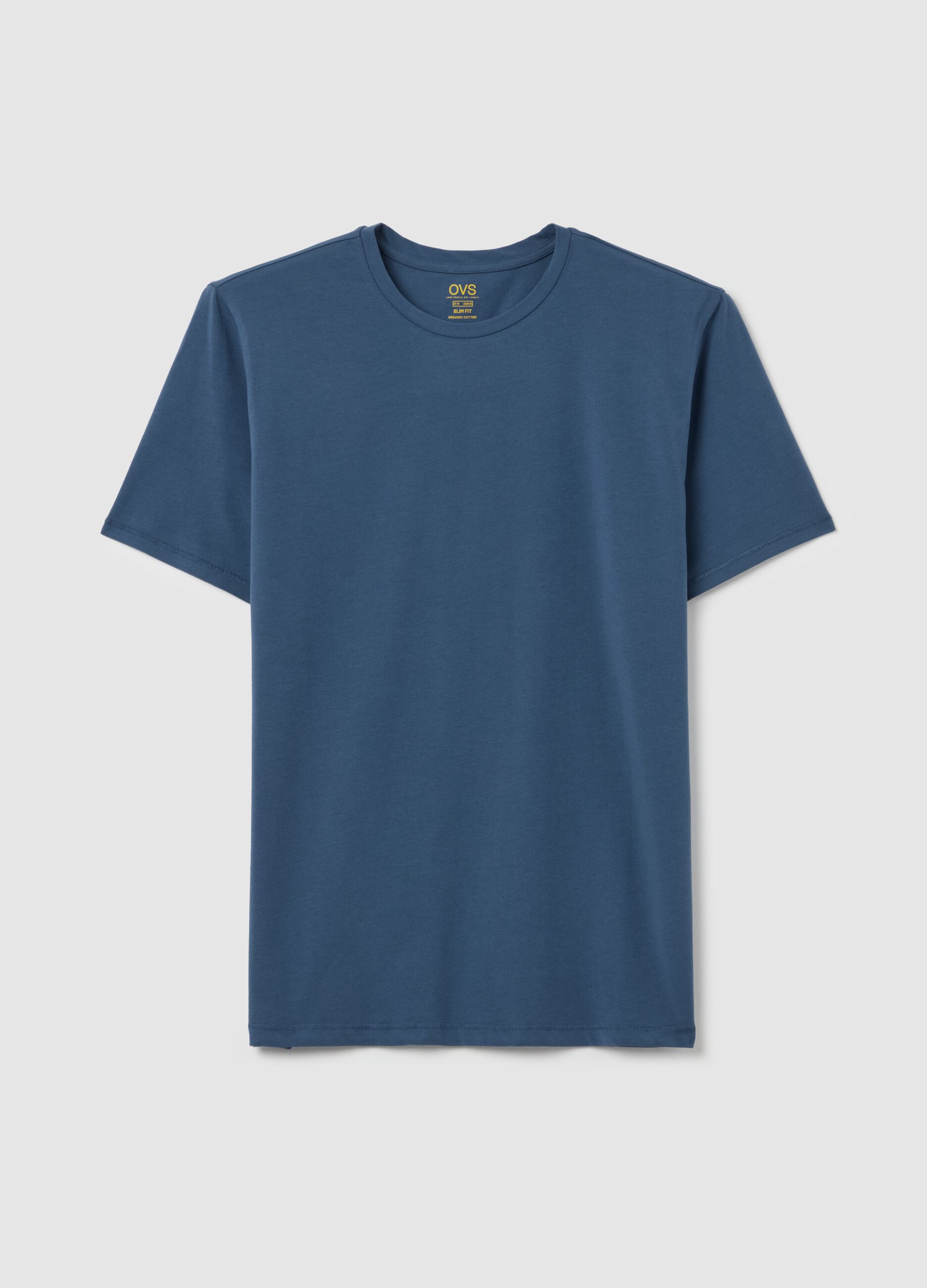 Slim-fit T-shirt in organic cotton