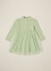 Green Dress with Tulle Skirt_0