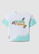 Children's oversized multicolour pure cotton T-shirt featuring Tom&Jerry_0