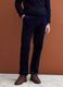 Navy stretch cotton corduroy regular-fit chino trousers_1