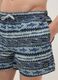 Multicolour swim shorts with sharks and geometric patterns_3