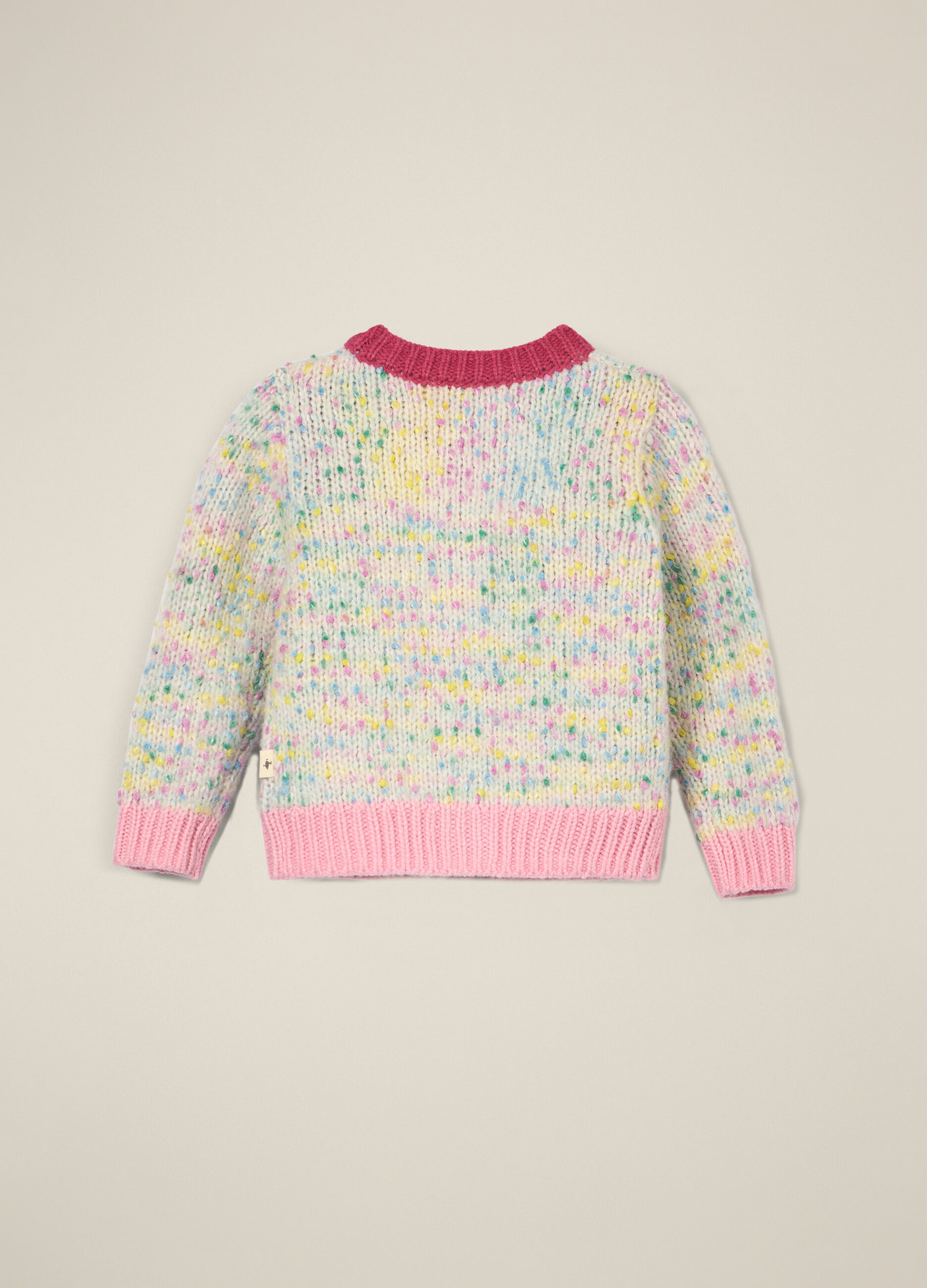 Multicolour cardigan for girls in wool blend