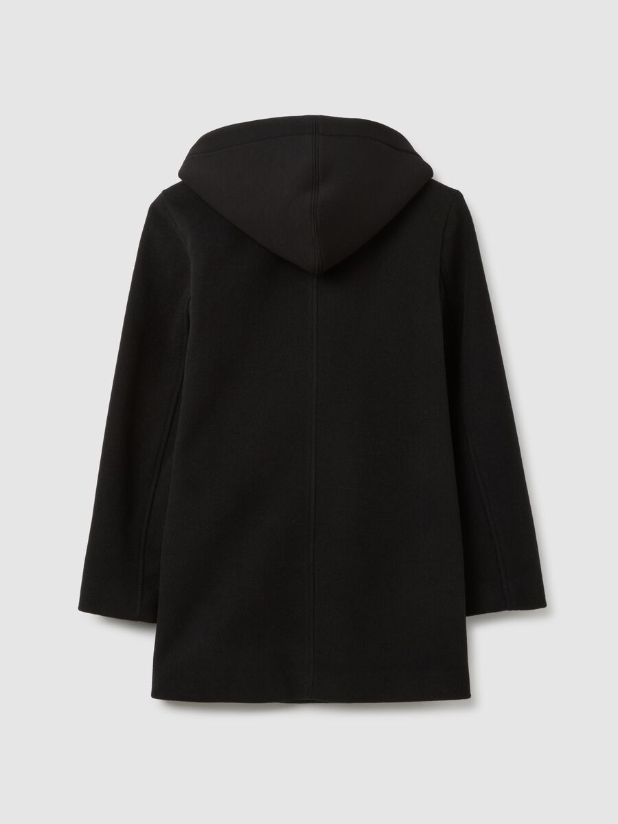 Black coat with removable hood_1