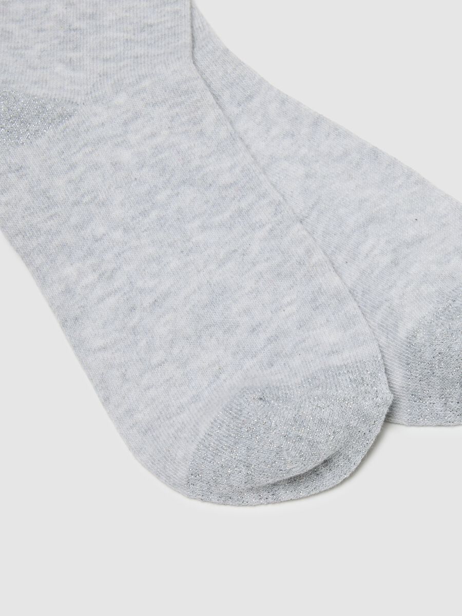 Two-pack short multicolour cotton-blend socks_2