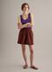 Tank top viola in puro cotone a costine_1