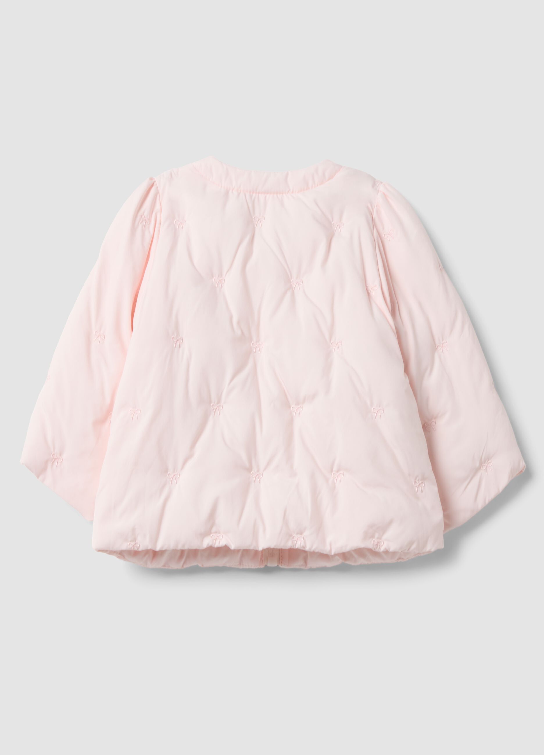 Baby Girls&rsquo; Pink Padded Zip-Up Jacket