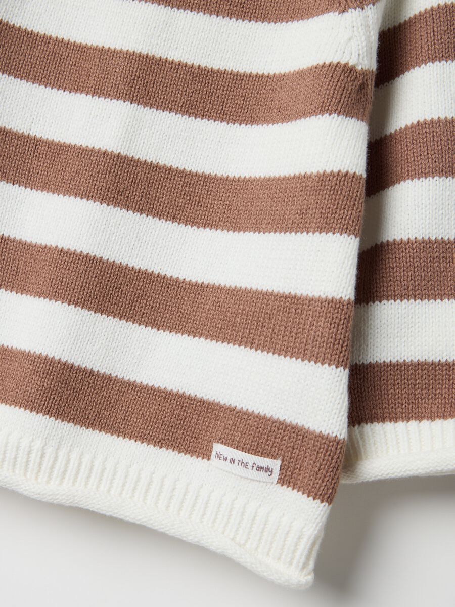 Newborn regular fit multicolour cotton sweatshirt and trousers set_2