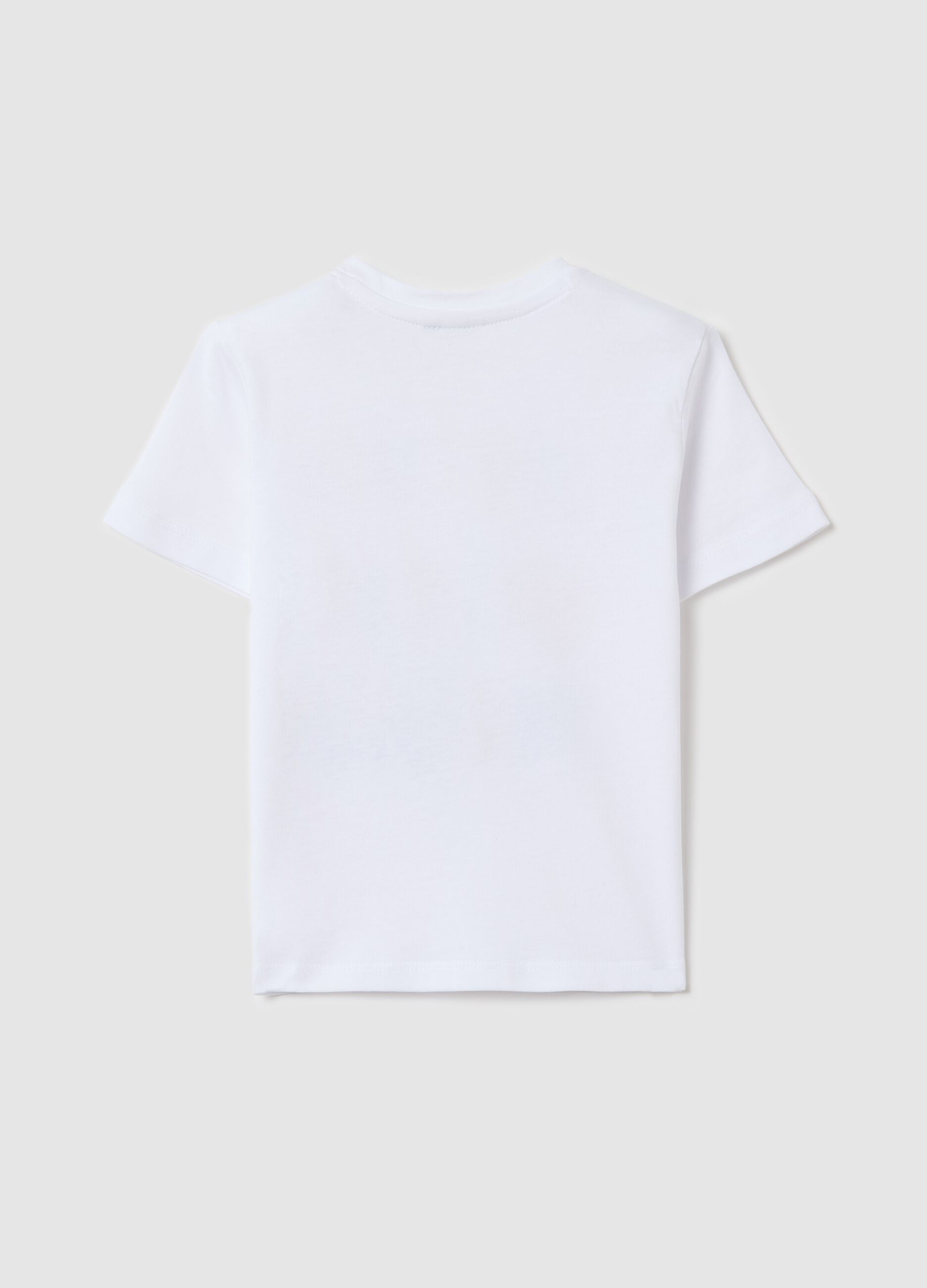Cotton T-shirt with print