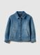 Girls' regular fit blue denim cotton jacket_3