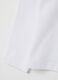 Girls' white pure cotton polo, regular fit_2