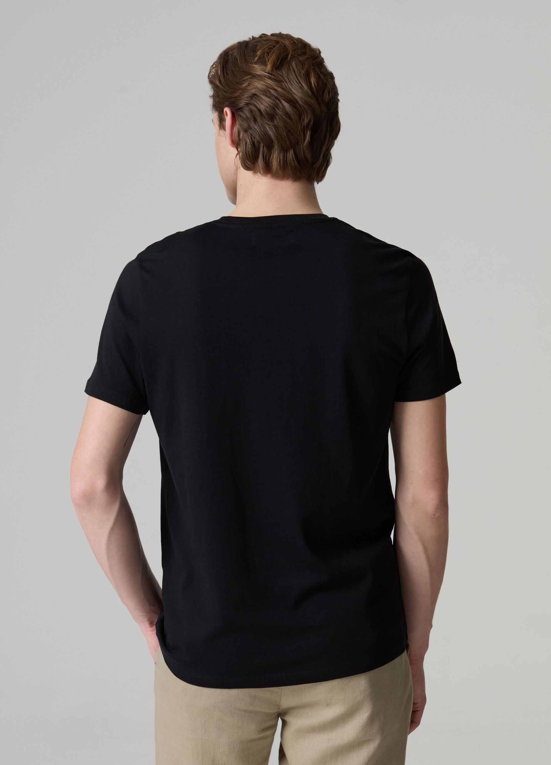 T-shirt in cotone Supima con tasca