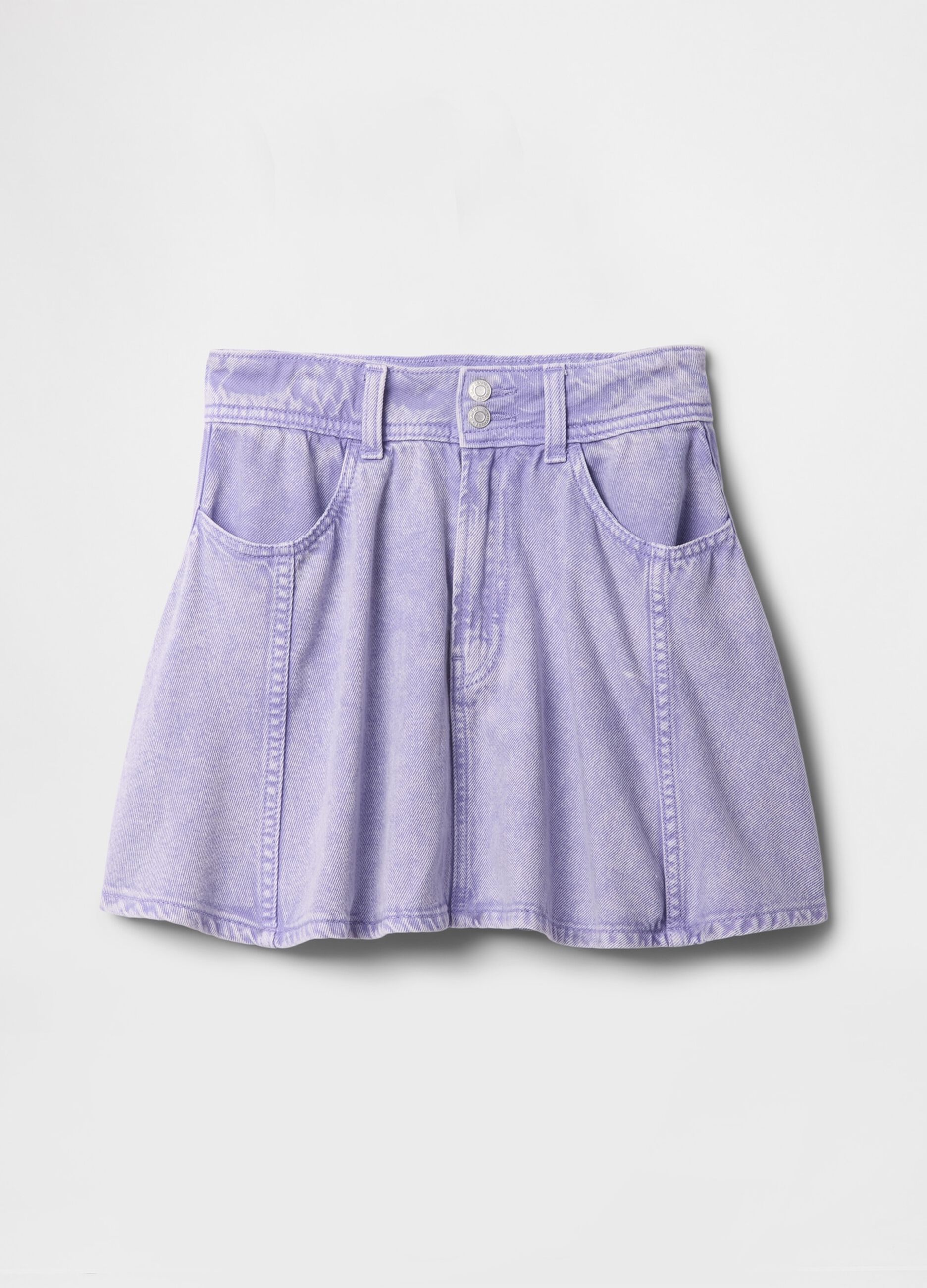 Violet Denim Mini Skirt GAP Kids