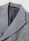Grey double-breasted regular fit coat_1