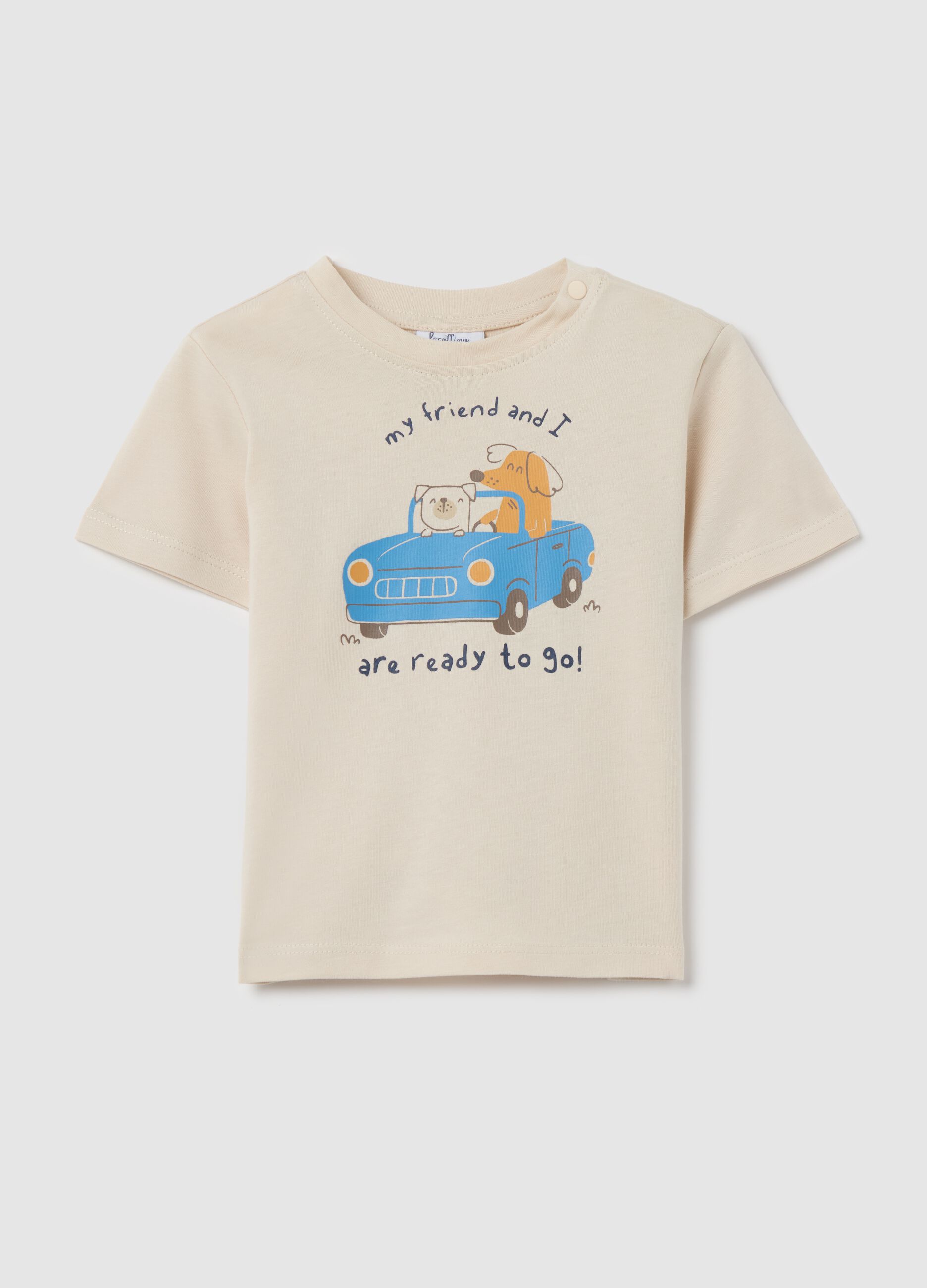 T-shirt in cotone con stampa