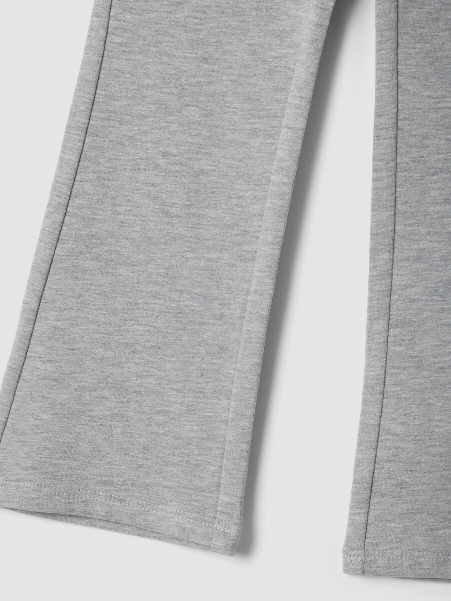 Leggings grigi in cotone organico elasticizzato skinny fit_3