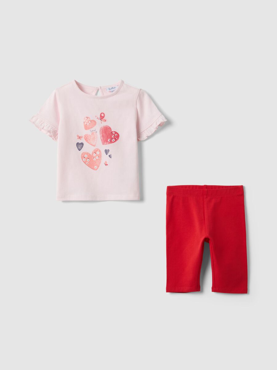 Set in puro cotone multicolor da bimba regular fit_0