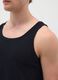 Men's Black Pure Cotton Vest_3