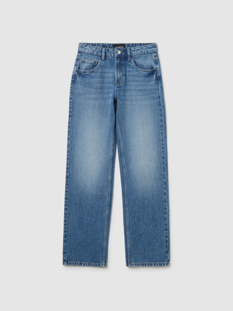 Blue Denim Pure Cotton Baggy Jeans_4