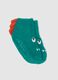 Multicoloured dinosaur non-slip socks_0