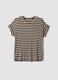 Regular-fit multicolour striped stretch viscose T-shirt_4