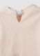 Orange organic cotton T-shirt with leopard print for baby girl_3