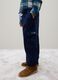 Children's stretch cotton blue cargo trousers_2