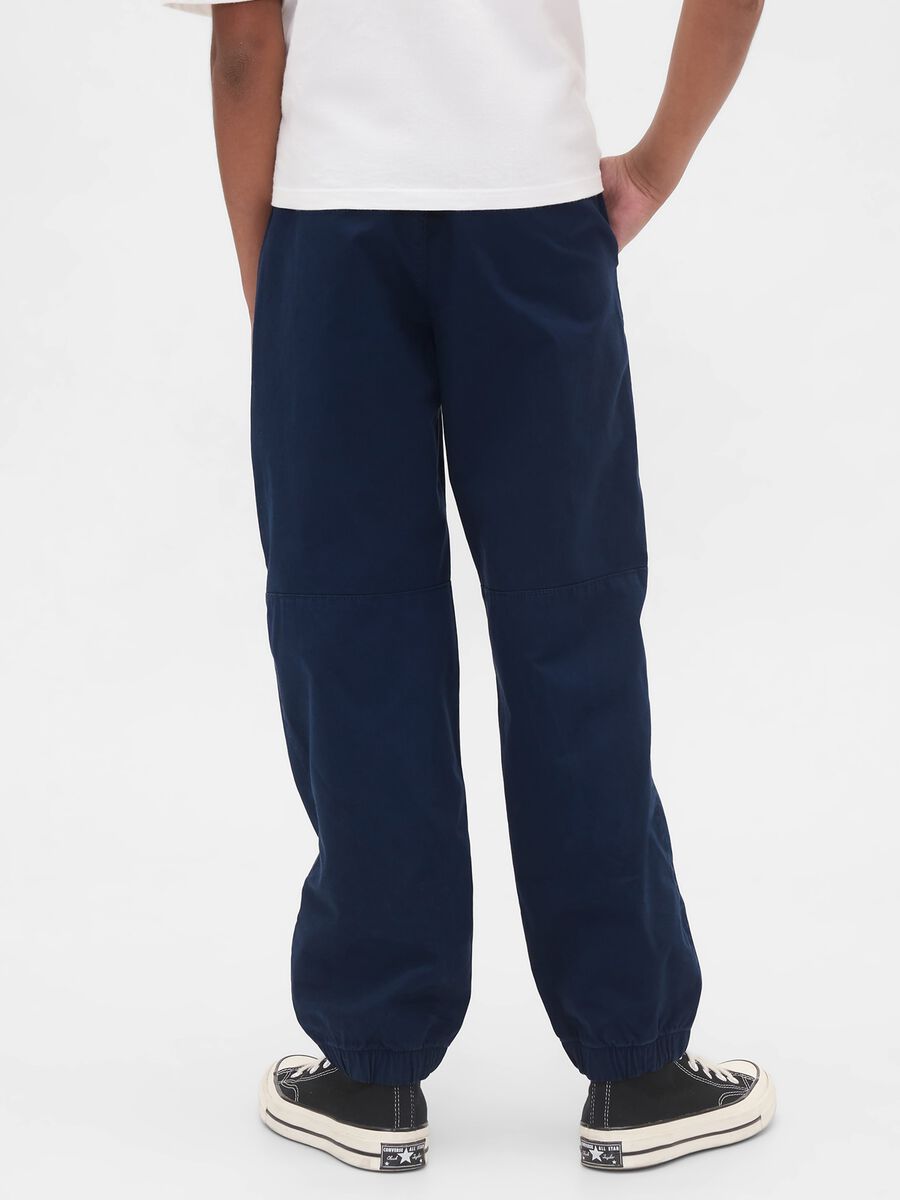 Pantaloni blu elasticizzati_2
