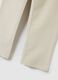 Children's beige cotton and corduroy trousers, regular fit_3