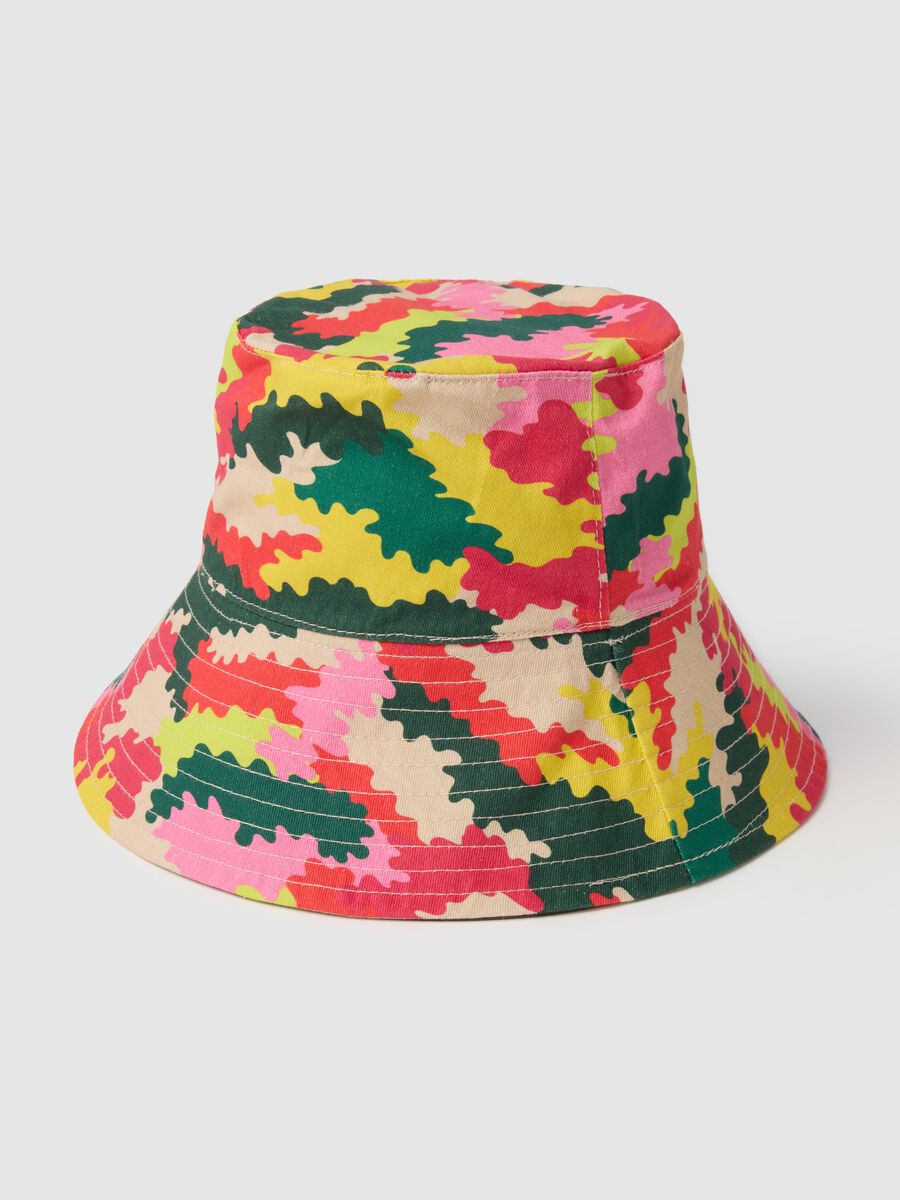 Women's cotton bucket hat in multicolour_3