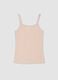 Bipack di canotte rosa in cotone elasticizzato con girocollo_6