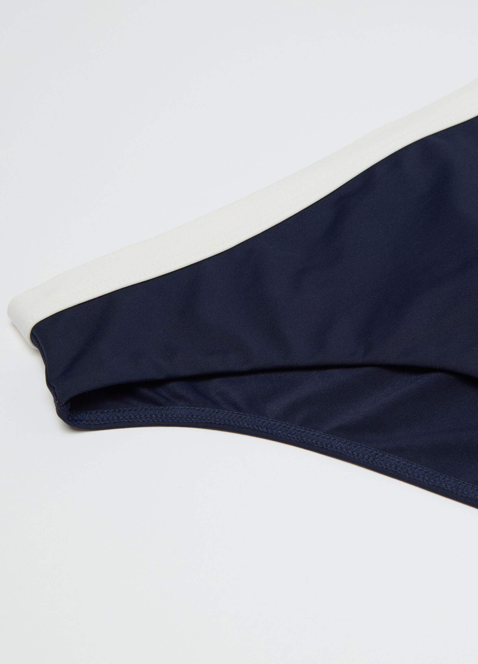 Slip da donna in tessuto elasticizzato bicolor