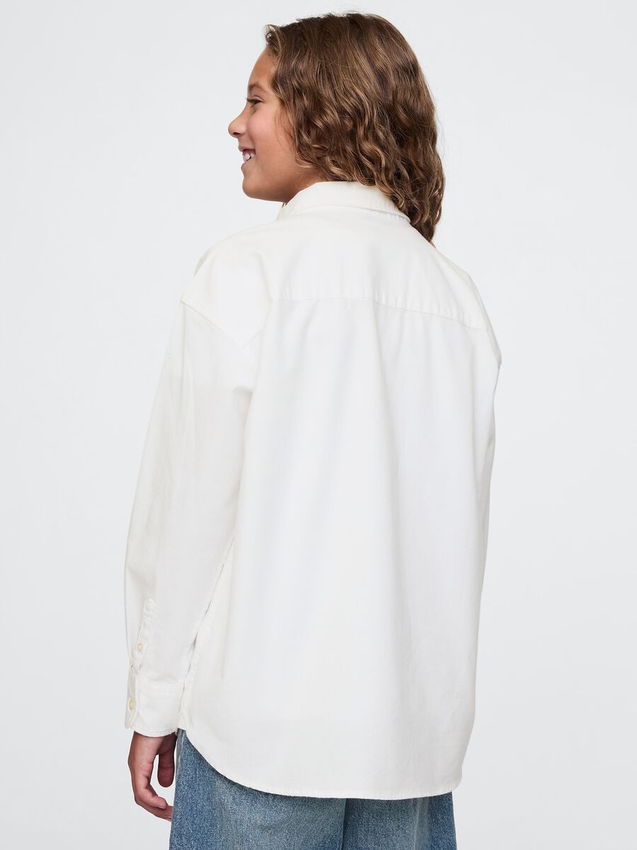 Camicia bianca elasticizzata_2