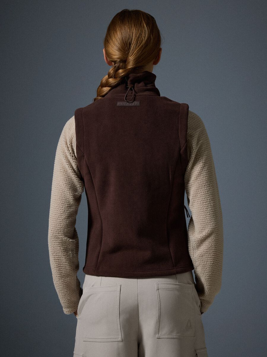 Gilet in Pile Full Zip 2 Way Stretch ALTAVIA WITH DEBORAH COMPAGNONI_3