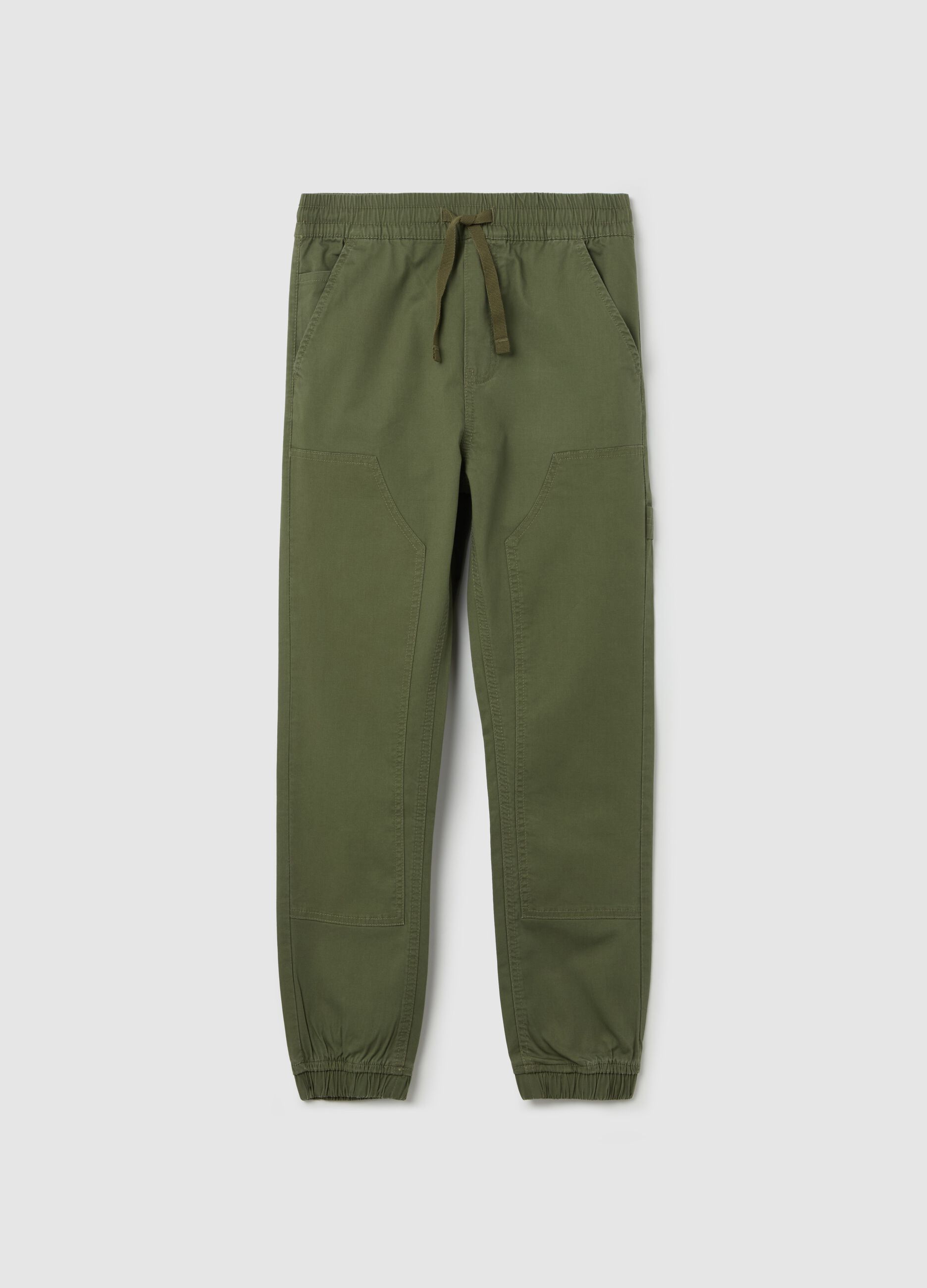 Worker joggers in stretch cotton
