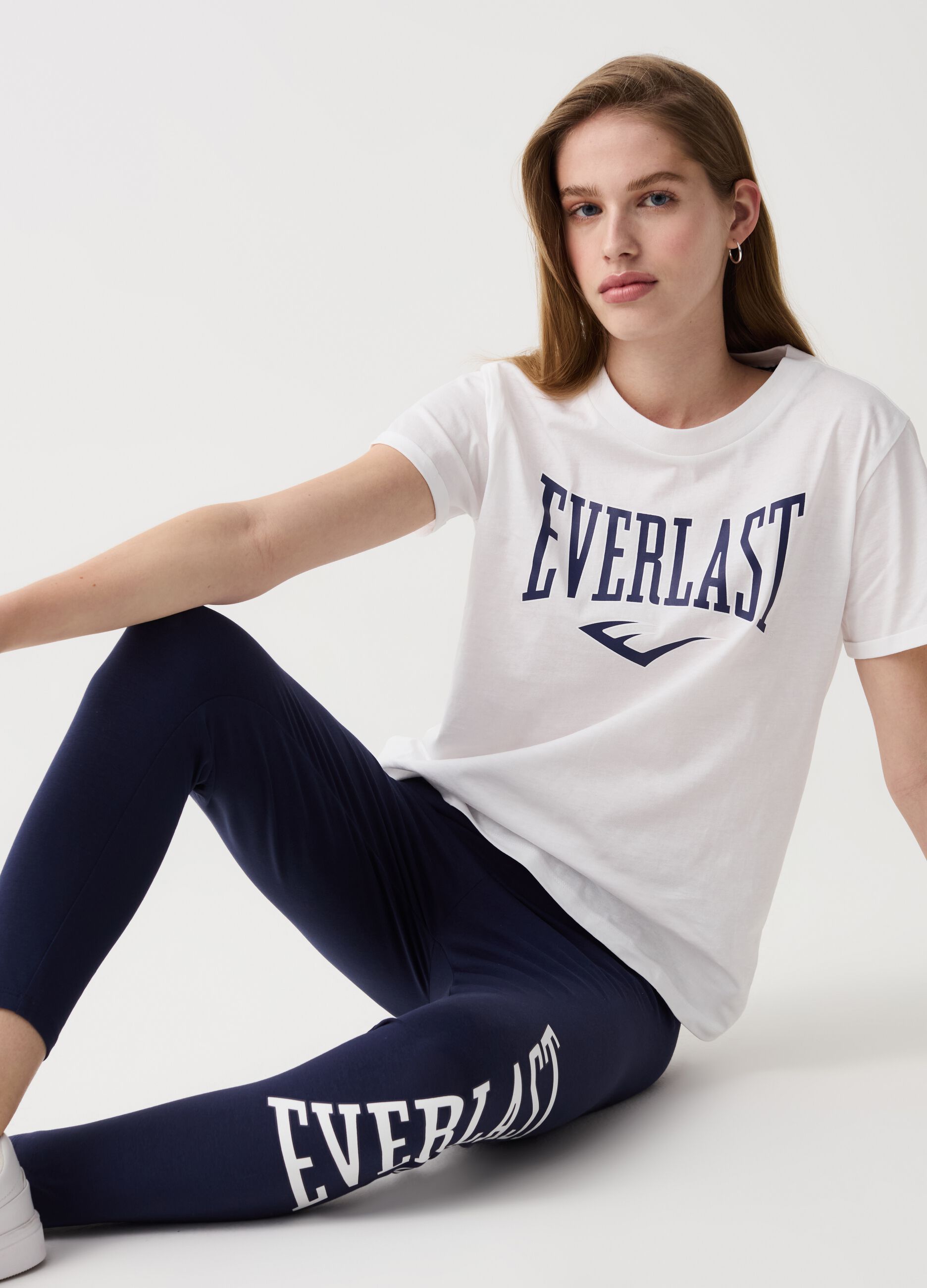 Ovs T-shirt in cotone stampa logo