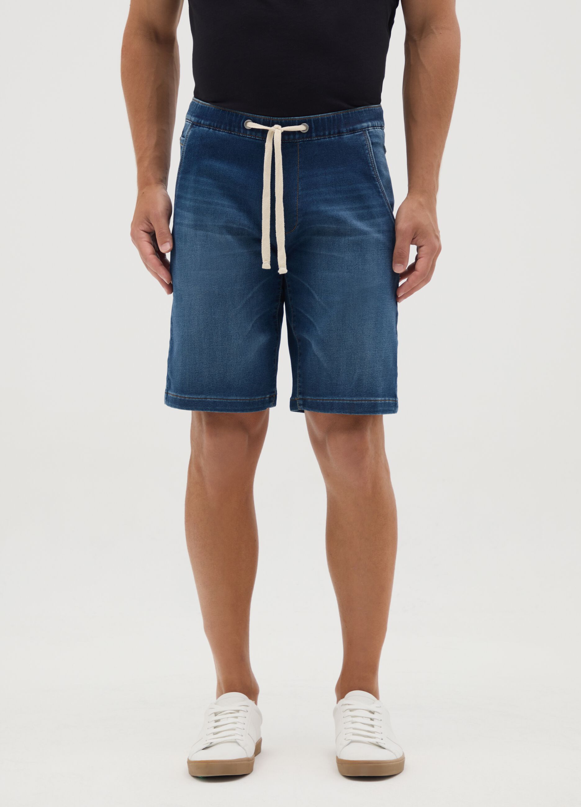 Bermuda da uomo in denim regular fit