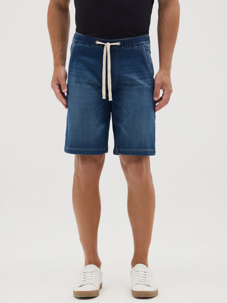 Men's Regular Fit Denim Shorts_1