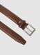 Brown genuine leather belt_1