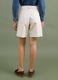 White linen-lyocell blend shorts with contrasting embroidery, regular fit_2