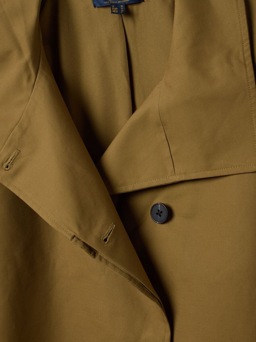 Giacca verde in puro cotone con bottoni regular fit_6