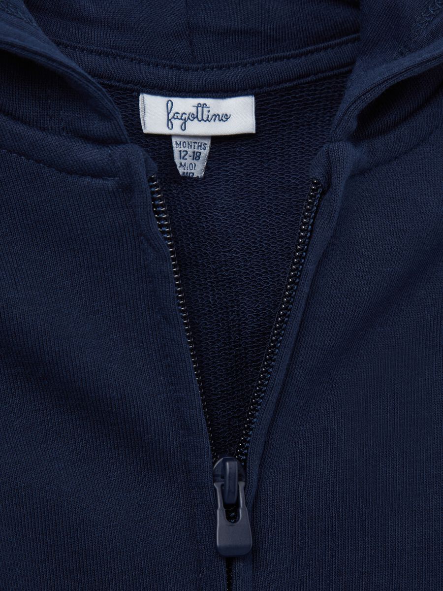Full-zip in French Terry con cappuccio_2