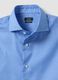 Light blue pure cotton shirt with French collar, easy-iron, regular fit_2
