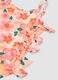 Baby girls&rsquo; multicolour floral one-piece swimsuit in stretch fabric_2