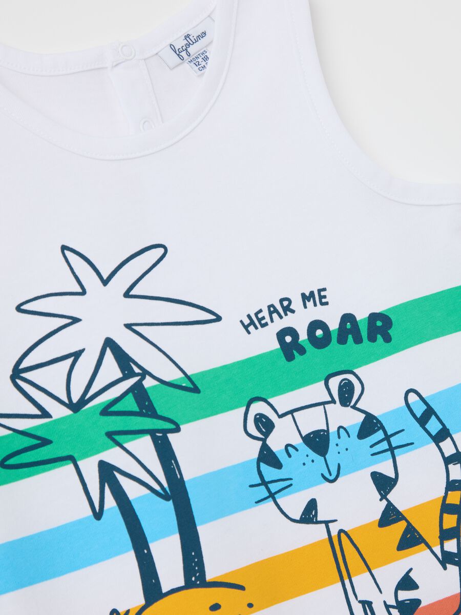 Cotton racerback vest with print_2