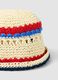 Multicoloured paper-and-cotton blend bucket hat_2